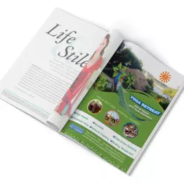 Yoga Ashram Flyer / Magazine