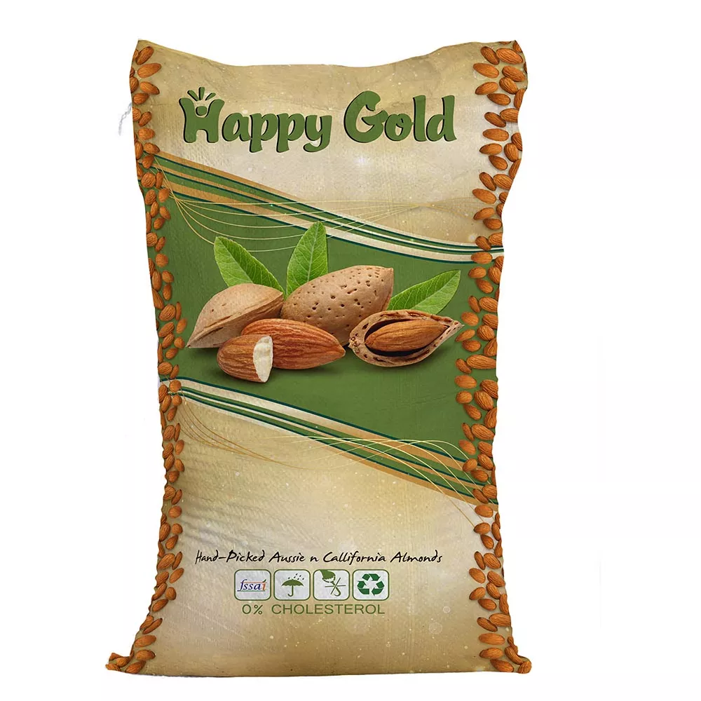 Happy Gold Almond Packaging