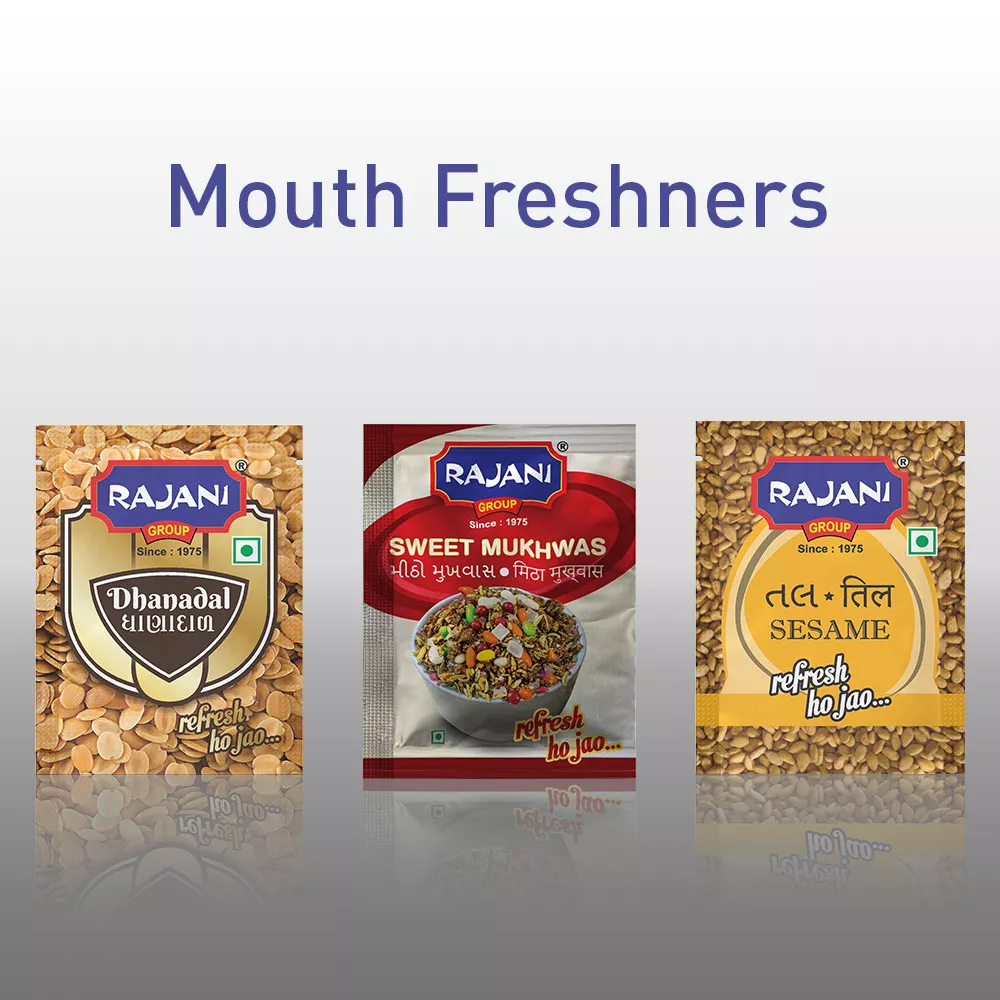 Rajani Mouthfreshners packaging design